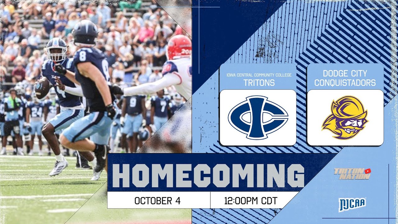 Iowa Central Football: Tritons vs  Dodge City Community College Conquistadors (10/04/2025)