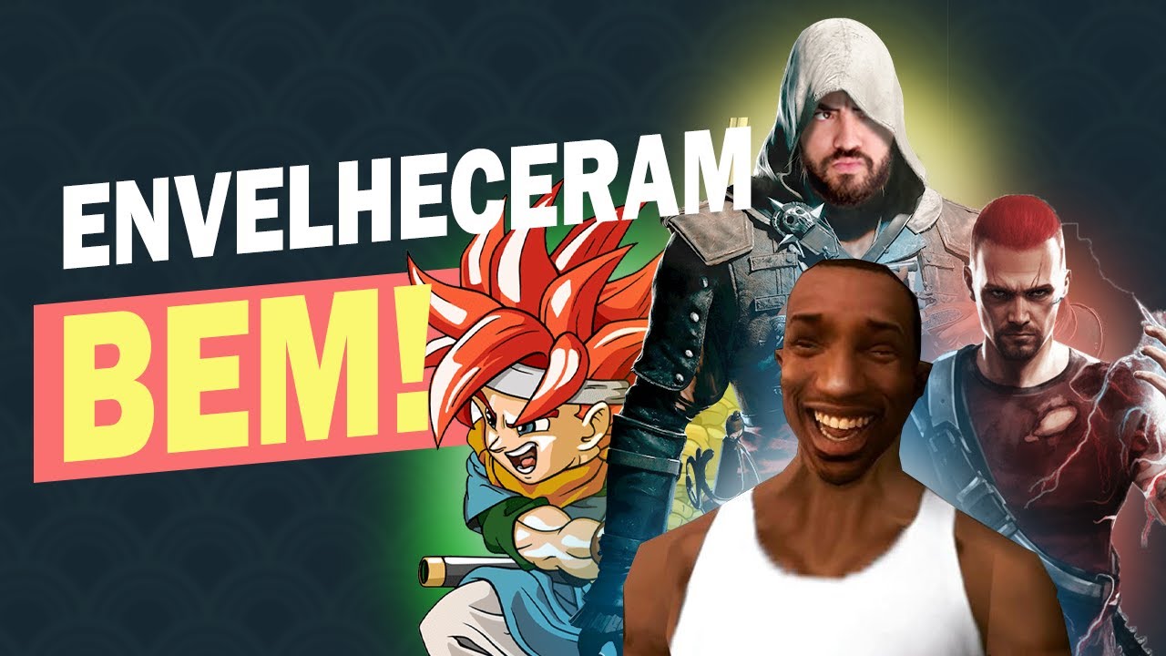 8 jogos que ENVELHECERAM MELHOR que MUITO lançamento ATUAL!