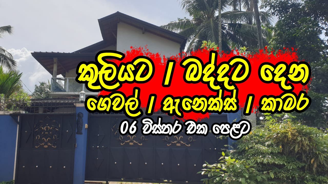 කුලියට බද්දට දෙන ගෙවල් / ඇනෙක්ස් / කාමර 06 ක් මෙන්න | House / Annex / Room for Rent | Property Rent