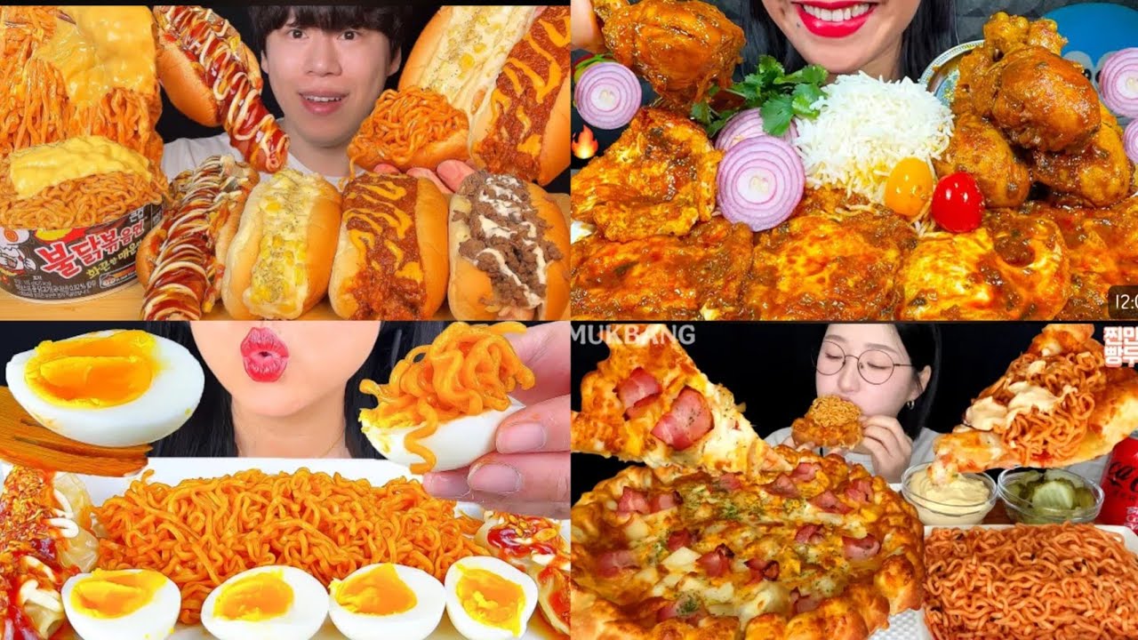 Mukbangers Vs Extreme Spicy Foods !!