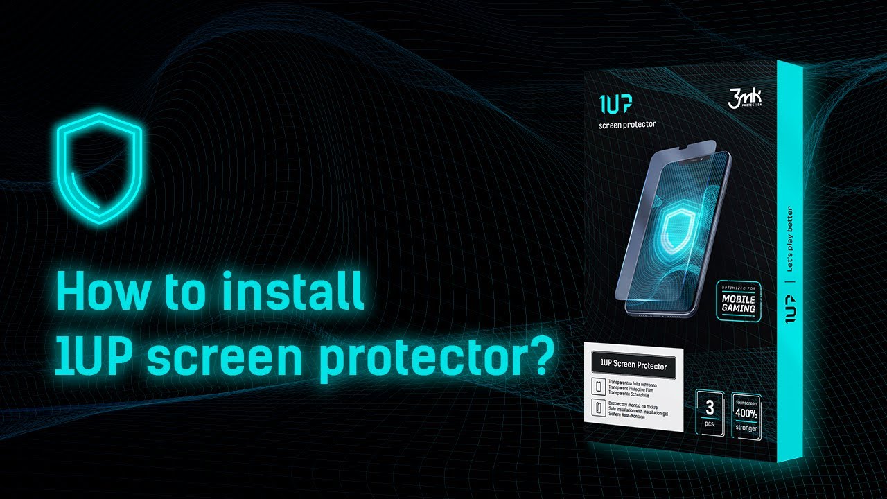 3mk 1UP screen protector &ndash; How to install?