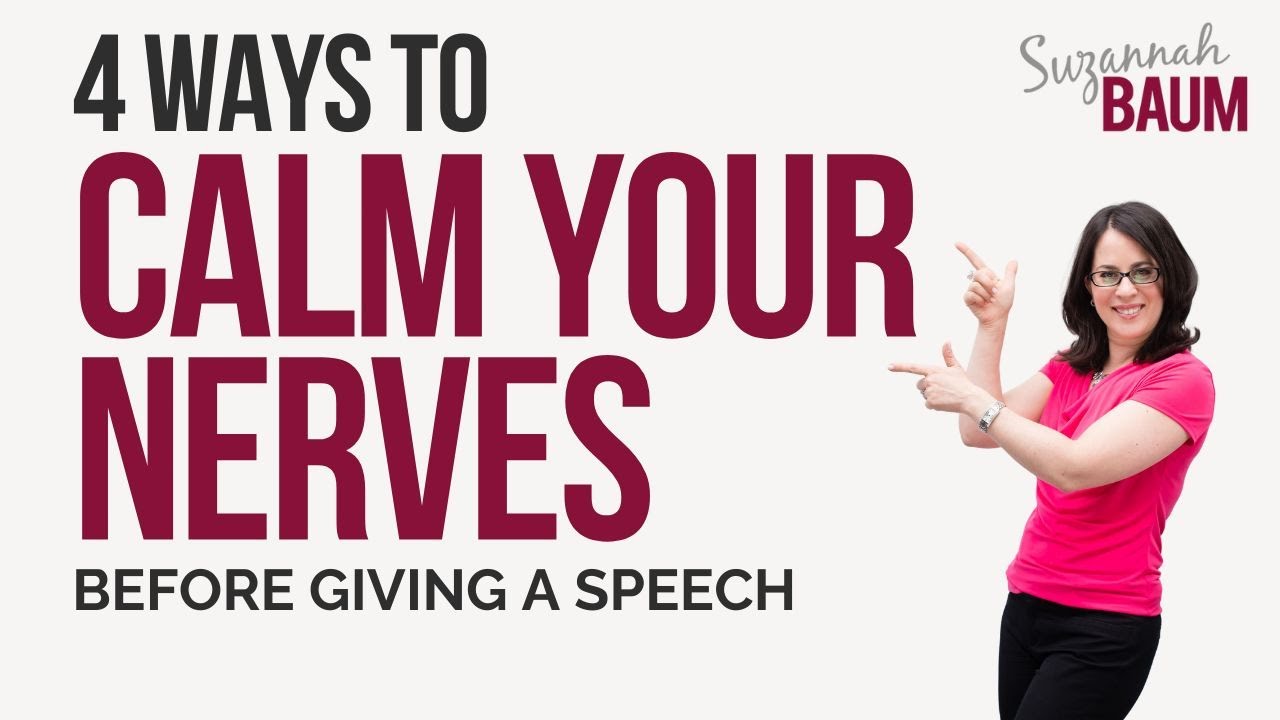 Public speaking: 4 ways to calm your nerves before giving a speech