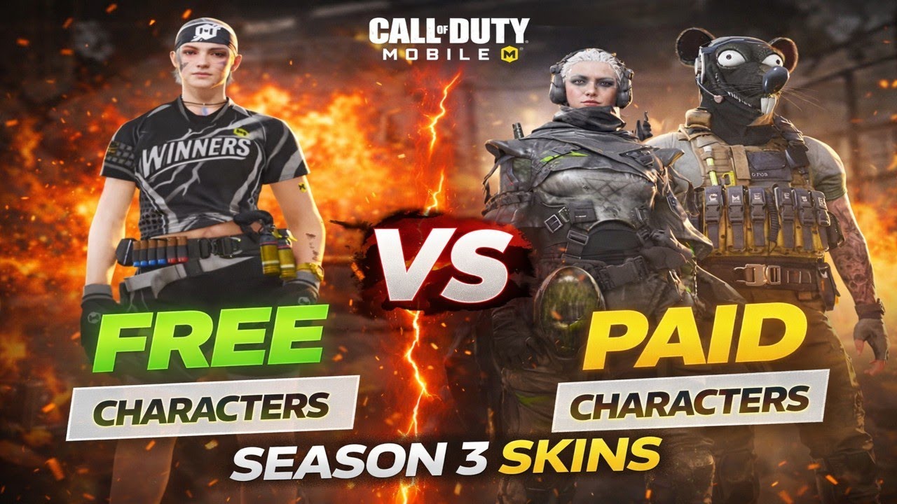 Бесплатные и платные скины персонажей появятся в 3-м сезоне 2026 года.