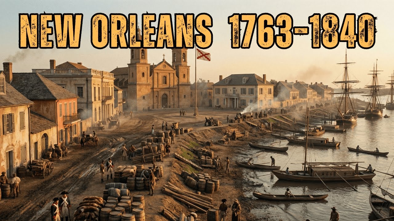New Orleans 1763–1840 (AI Reconstruction)