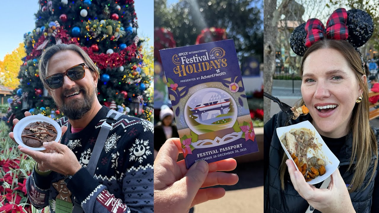 Праздники Диснея в EPCOT 2025! Успехи и провалы, рассказчики + праздничное веселье!