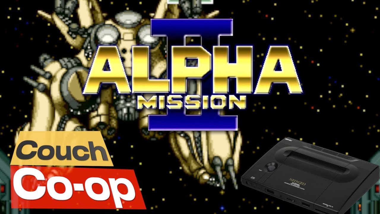 Alpha Mission 2 | 2 Player Co-op | Neo Geo | Mister FPGA 1080p 60fps