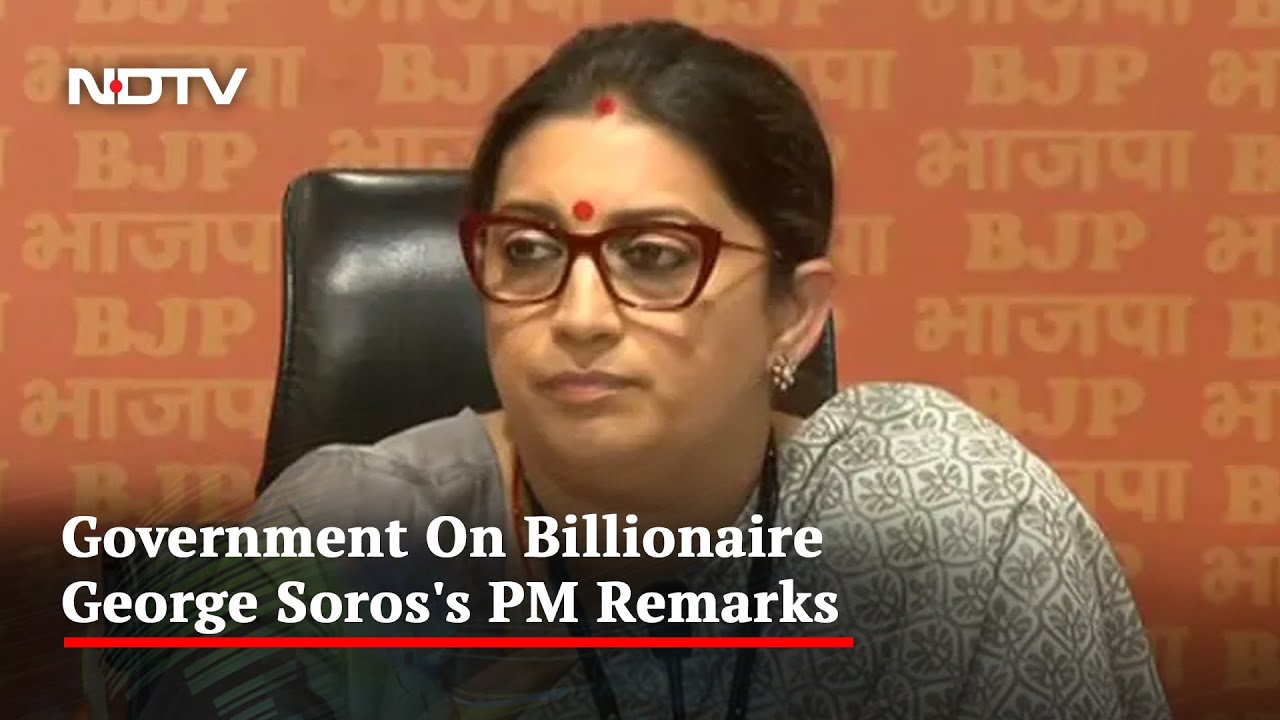 Government On Billionaire George Soros's PM Remarks: 