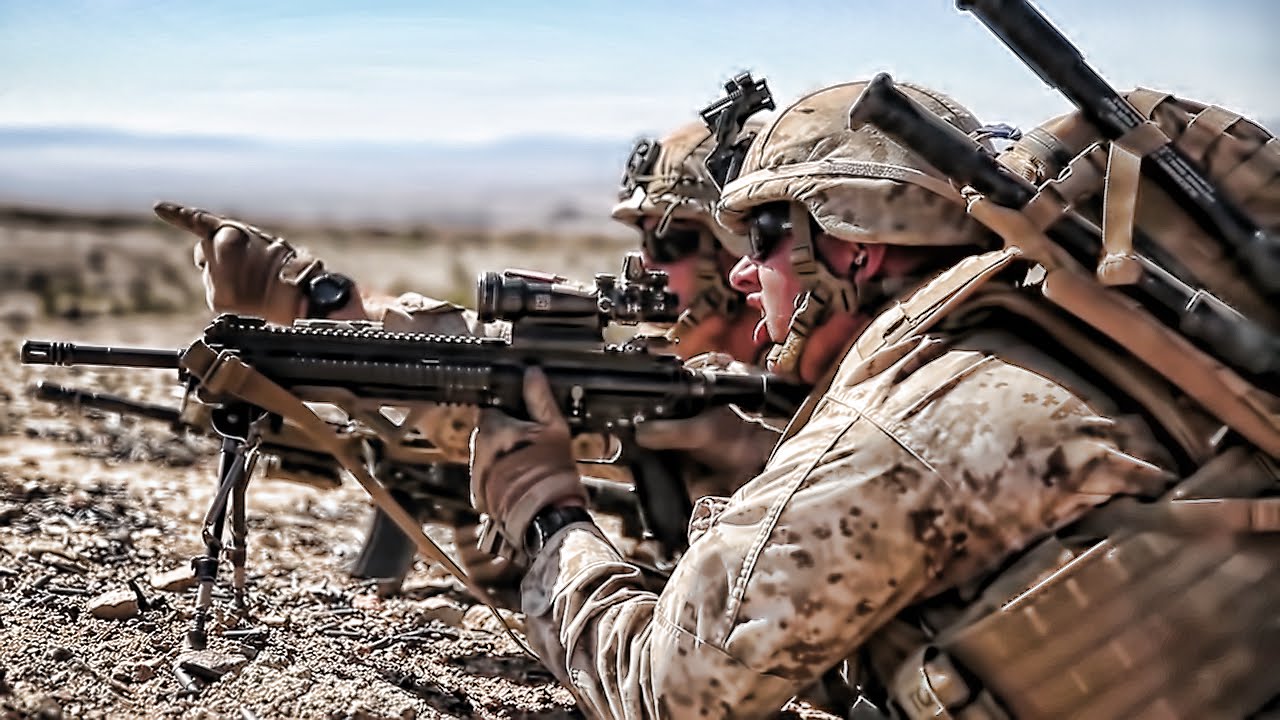 Marines Train For Battle At Range 400 • Live fire