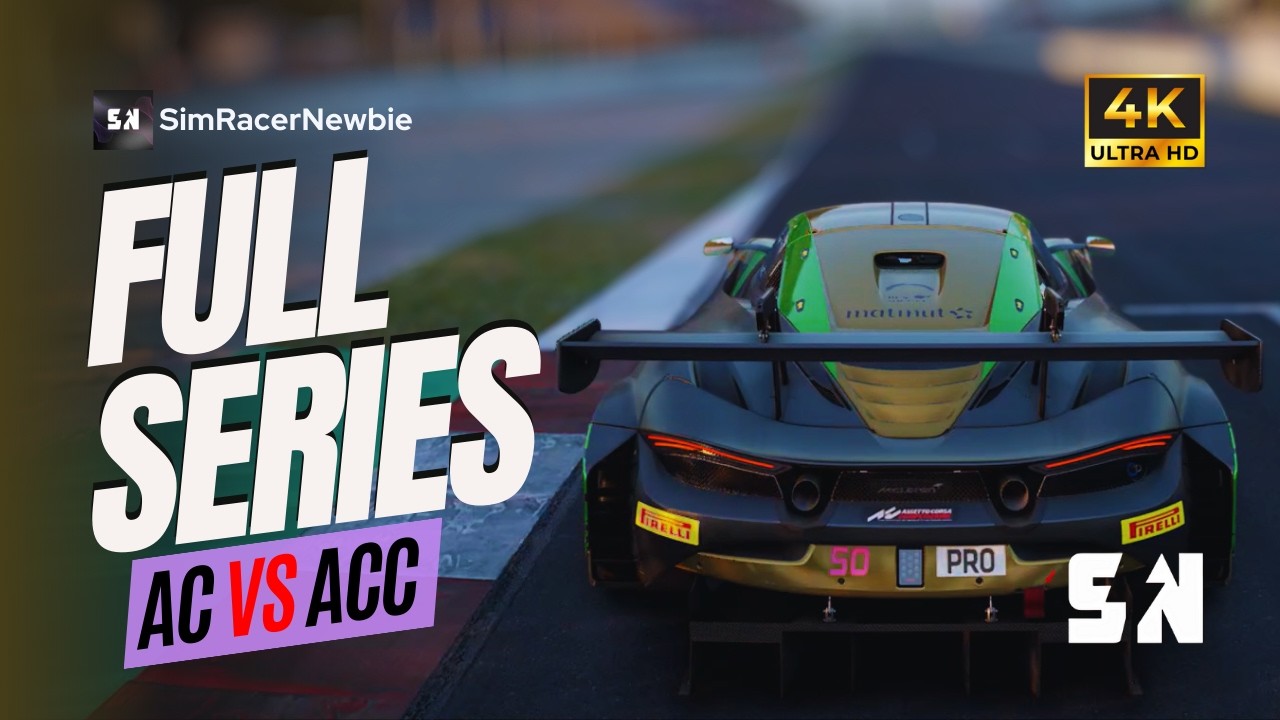 Full Series : Assetto Corsa vs Competizione | (All 7 Parts) | Graphics & Realism Comparison