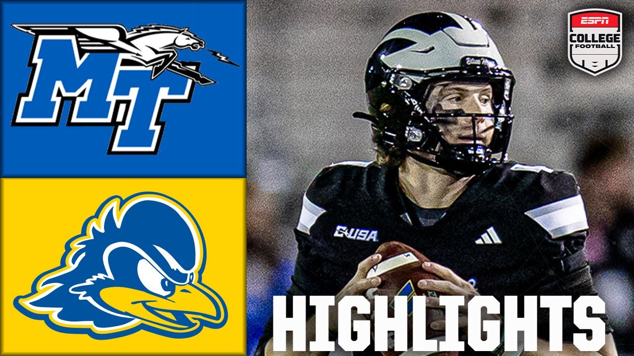 Middle Tennessee State Blue Raiders vs. Delaware Blue Hens | Full Game Highlights | ESPN CFB