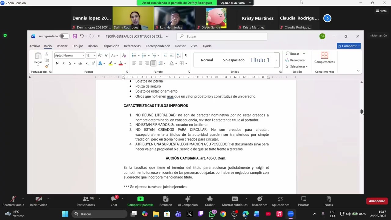 Mercantil, (segundo parcial) , 24/02/2026