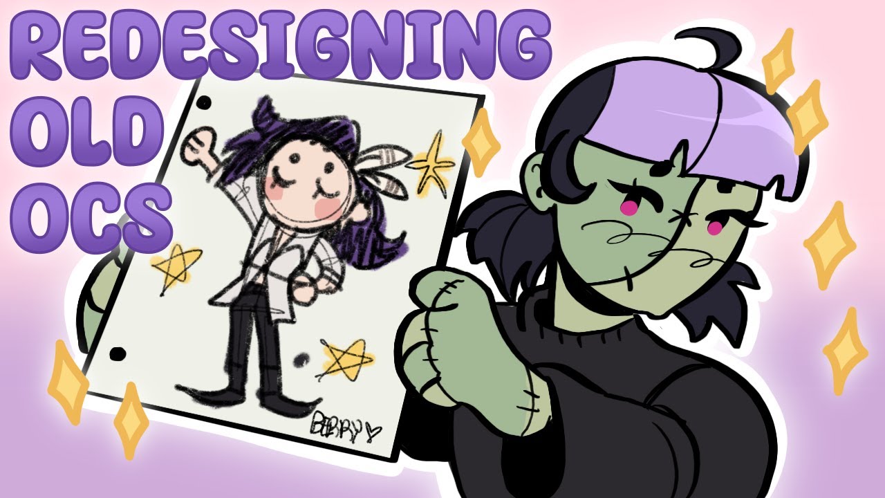 Redesigning my old ocs pt 2!! (+speedpaint)