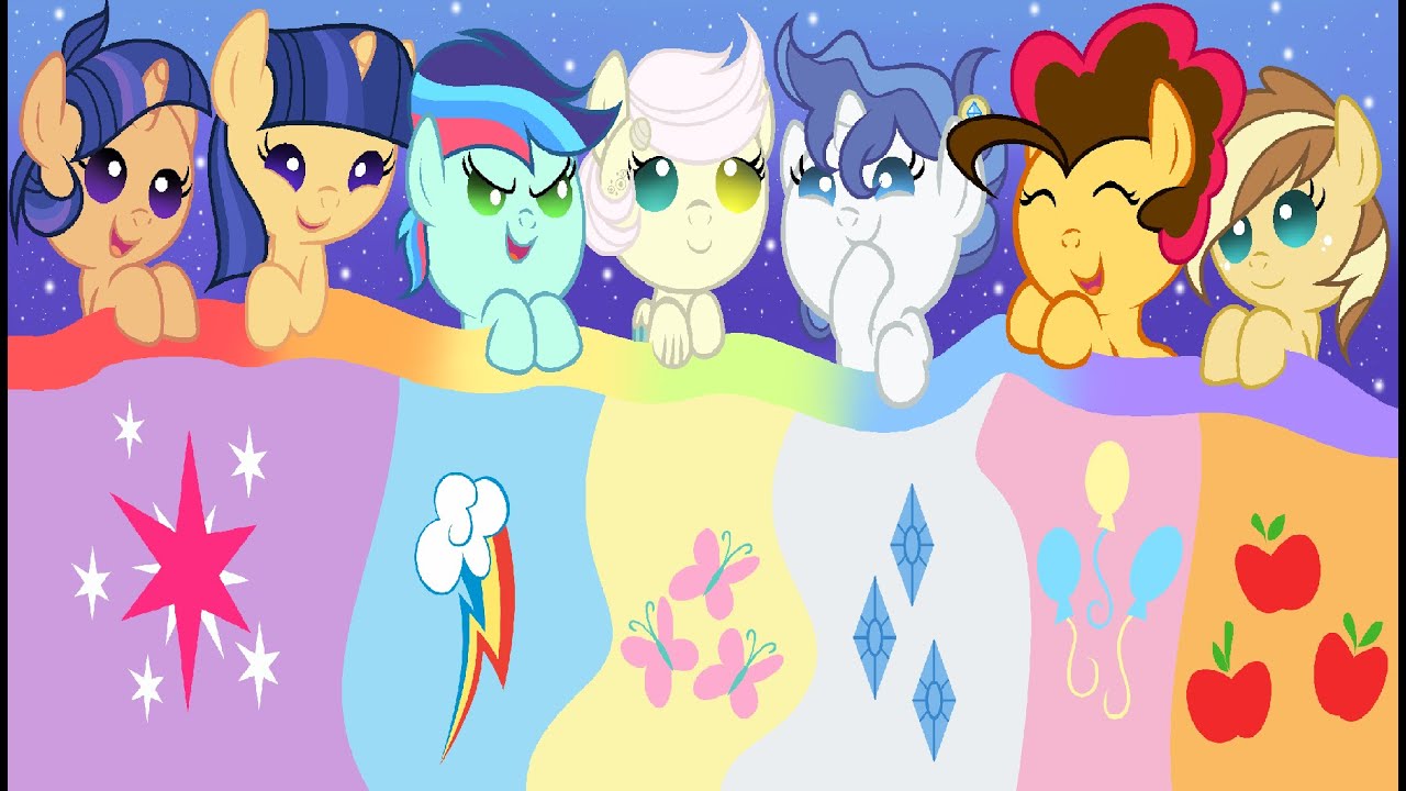 MLP [Next Gen] Baby mane 7  ( SpeedPaint )