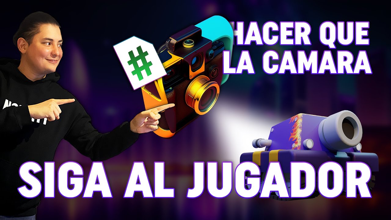 👾Control de camara en UNITY: Lograr un seguimiento suave del jugador con un sencillo SCRIPT 👾~[V10]