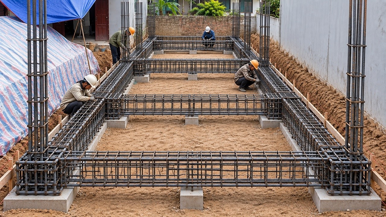How Professionals Build Reinforced Concrete Foundation Beams &ndash; Step by Step