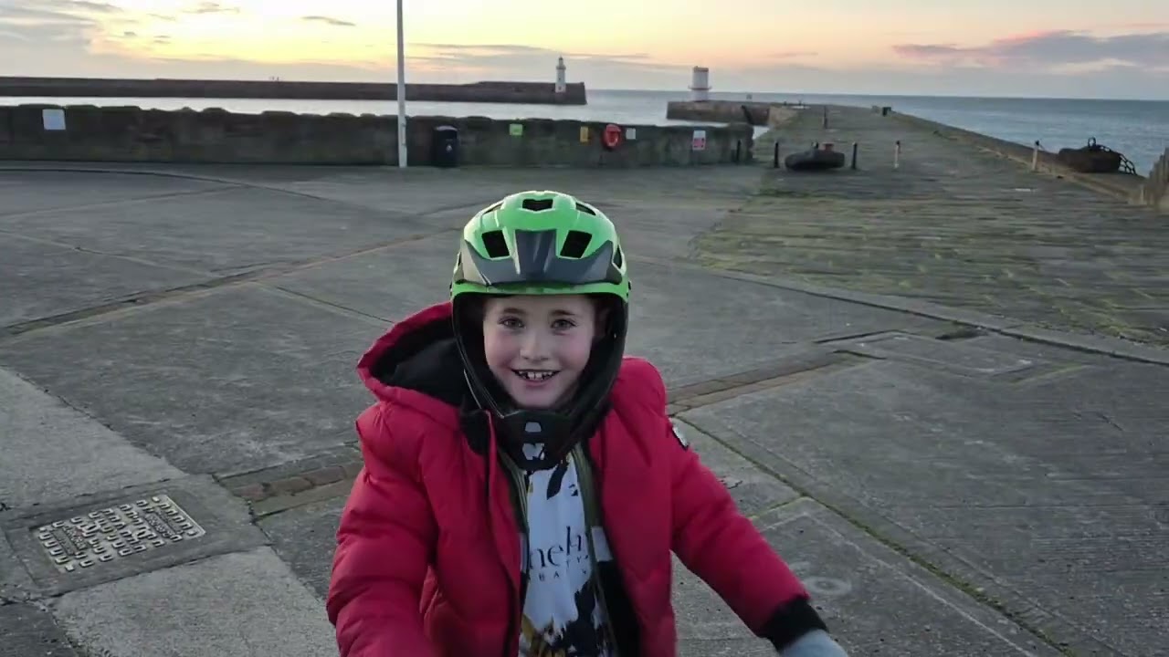 Crazy Hayden and Jack Bike Ride around Whitehaven Harbour! 🚴🏻‍♂️