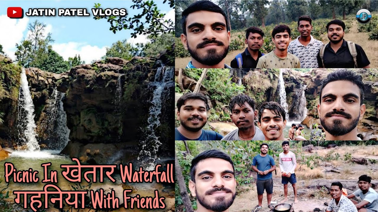 Picnic In Khetar Waterfall, Gahaniya With Friends || #VLOG || @JATIN PATEL