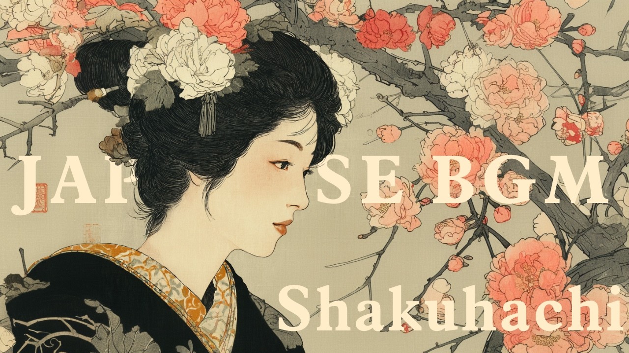 Cherry Blossom Japanese Zen BGM 🌸Shamisen & Shakuhachi Relaxing Music for Study | 1 Hour