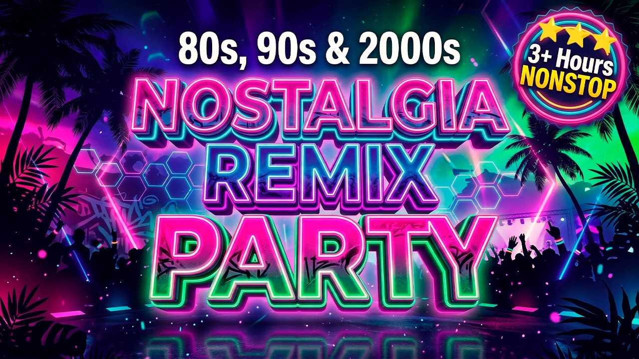 80s 90s 2000s Hits Remixed 🔥 3+ Hour Nonstop EDM Party Mix | Nostalgia Remix Party #32 | Regis Mello