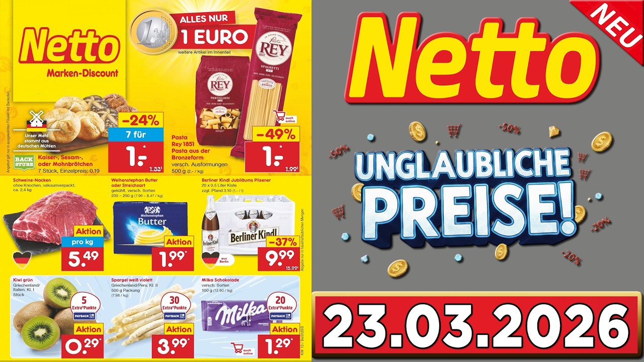 NETTO Prospekt Diese Woche – Gültig von 23.03.2026 - Angebote werbung
