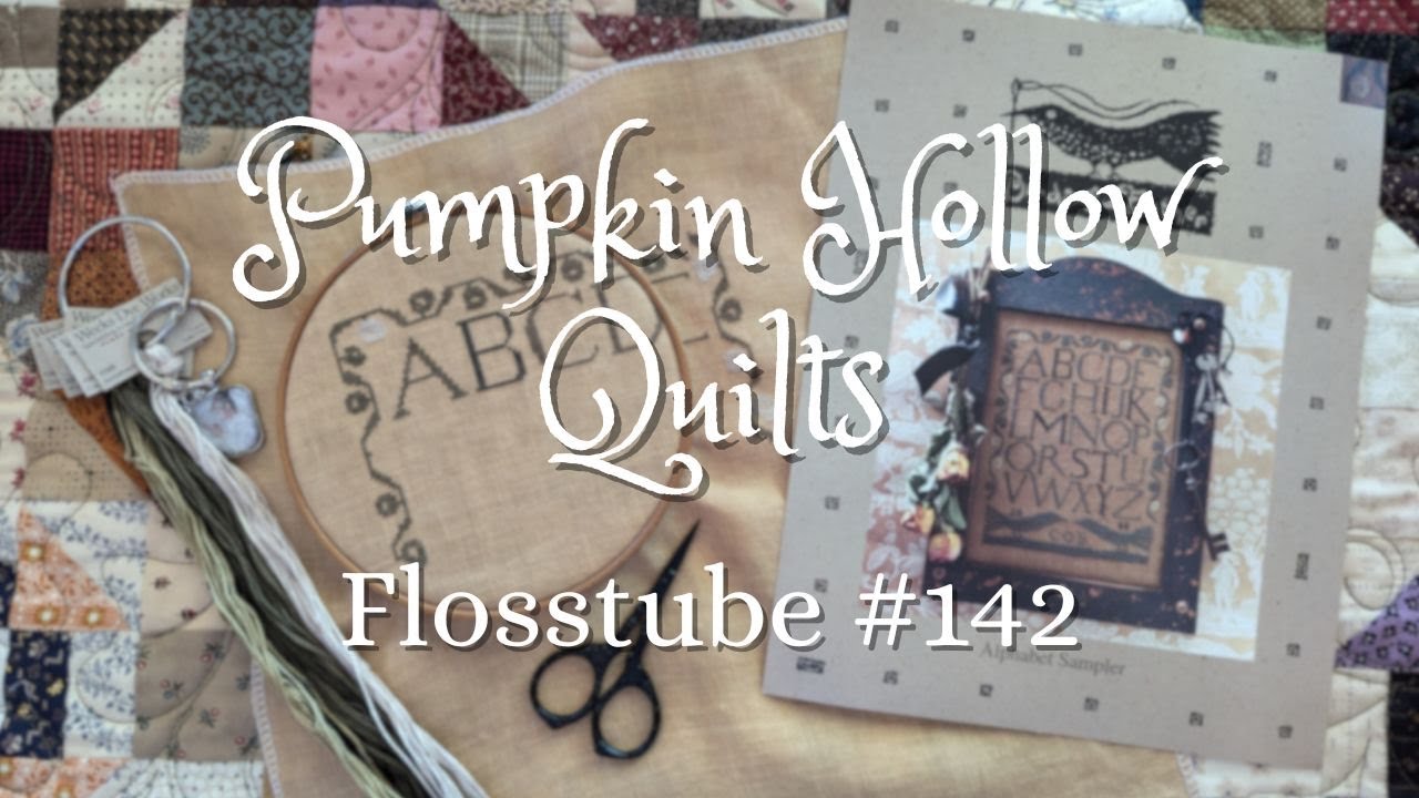 Flosstube 142 ~ Ye Olde Mocking Basket of WIPS!