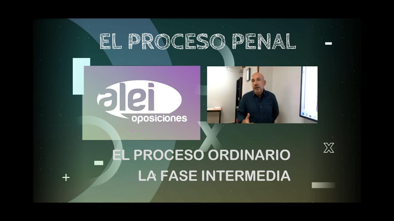 La fase intermedia del procedimiento ordinario penal.
