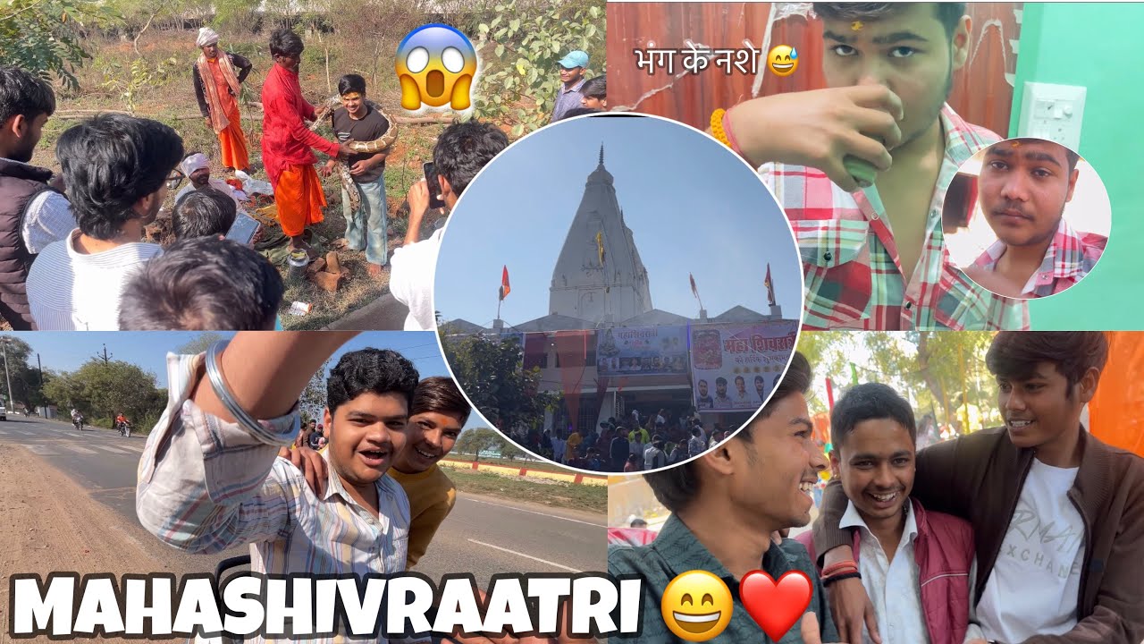 MAHASHIVRATRI VIBES: Bhang, Friends, and a Huge Snake! 😂🔥