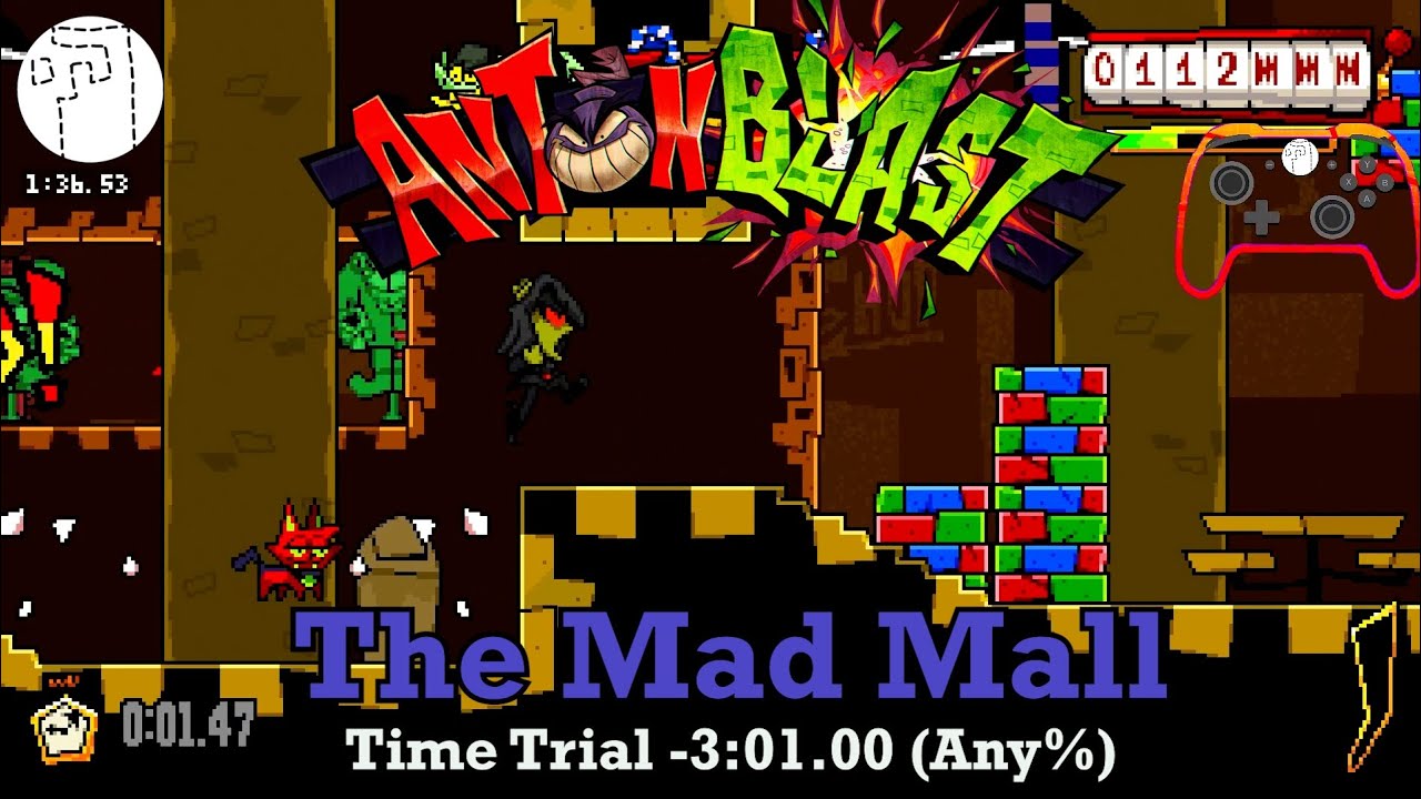 Time Trial -3:01.00 (Any%) | The Mad Mall | ANTONBLAST