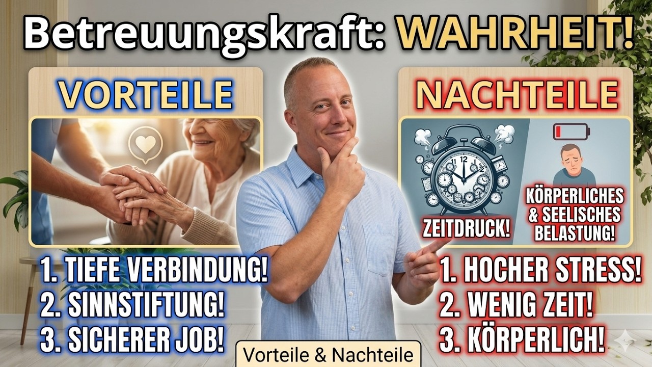 Abonnenten Frage : Vor und Nachteile als Alltagsbegleiter/Betreuungskraft zu Arbeiten