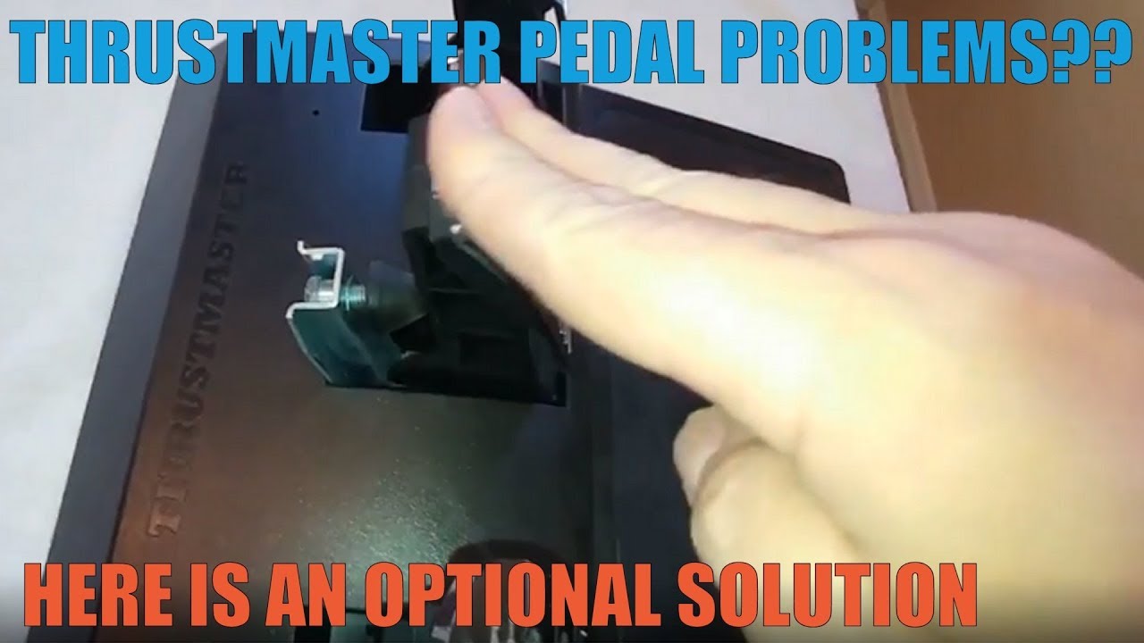 Проблема с педалью Thrustmaster — решение и устранение