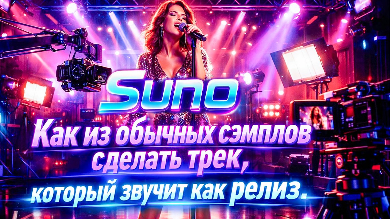 Как из обычных сэмплов сделать трек который звучит как релиз в SUNO V 5 -2026