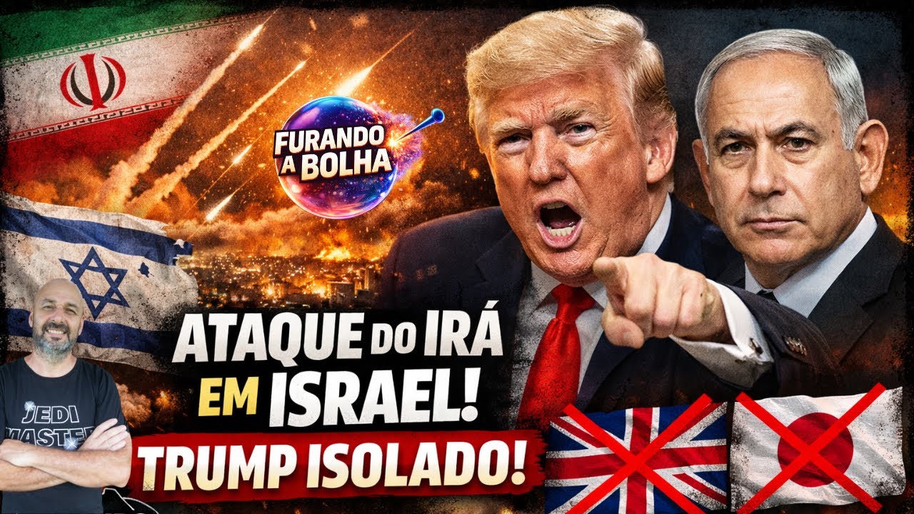 Atualizações: IRÃ ROMPE A DEFESA DE ISRAEL: pânico cresce e Trump fica isolado na guerra