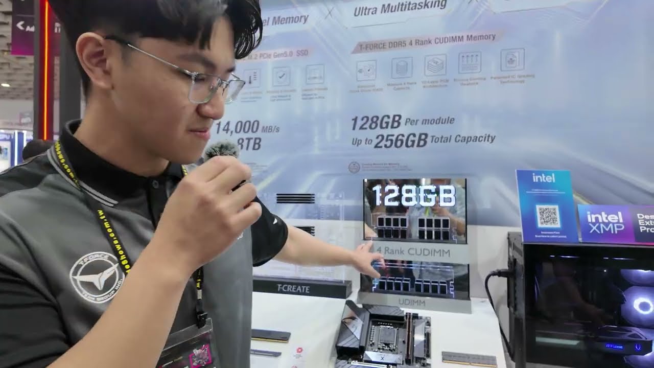 Computex 2026 live - T-Create with new DRAM and SSDs for creation and workstation