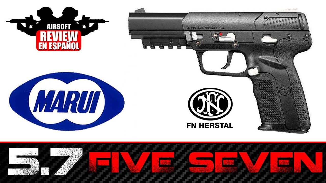 PISTOLA  Five Seven 5.7 TOKIO MARUI GBB  ( Test Shot & Crono ) | Airsoft Review en Español
