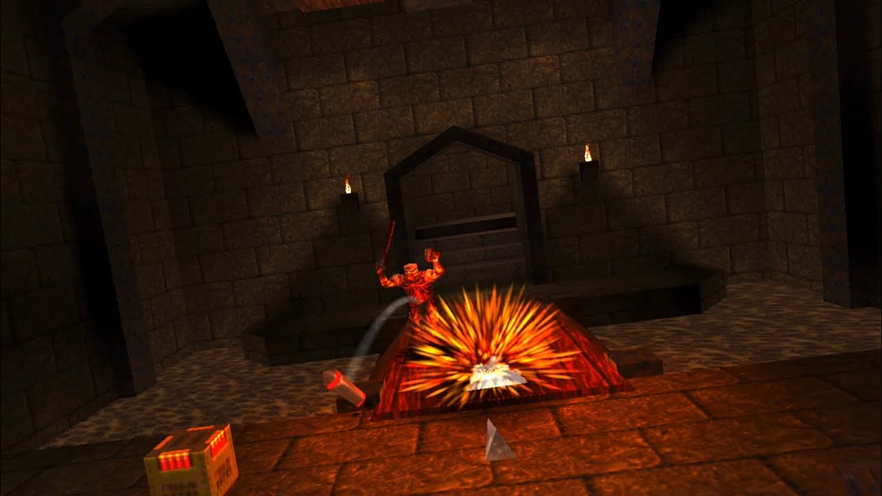 Quake 1 VR on Quest 3 - first three levels
