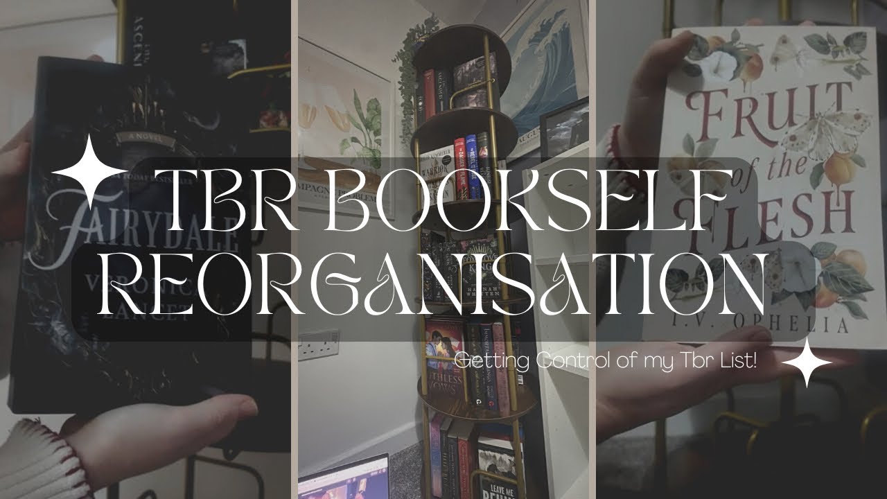 Reorganise my TBR Bookshelfs with me 📚✨