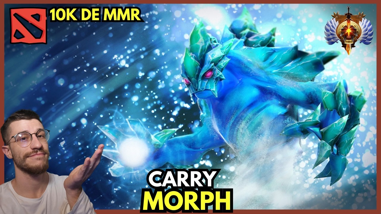 Tiltas de Morphling Carry no PAtch 7.40C... 10k de MMR... #dota2 #dota2brasil