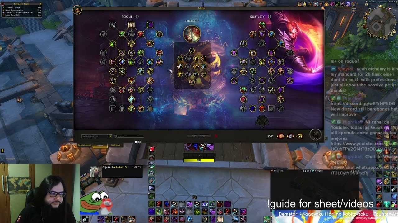 WoW Midnight Prepatch 12.0.1 Talent changes and what to choose as sublety rogue