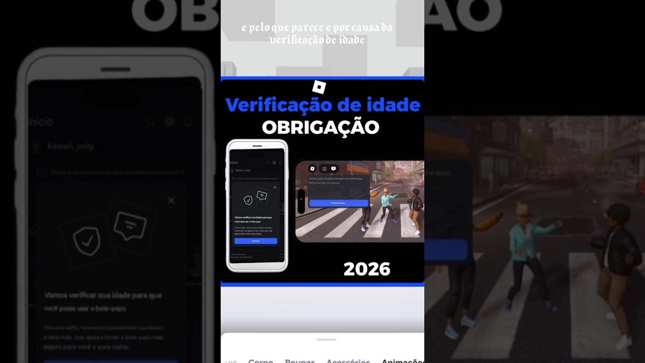 Verificação de idade no roblox 