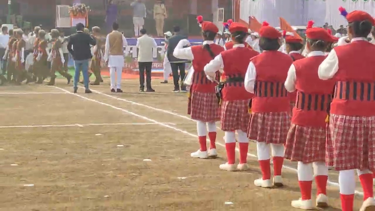 JNV STUDENT'S March past district ground bemetara chhattisgarh,chief guest Honorable MP VIJAY BAGHEL