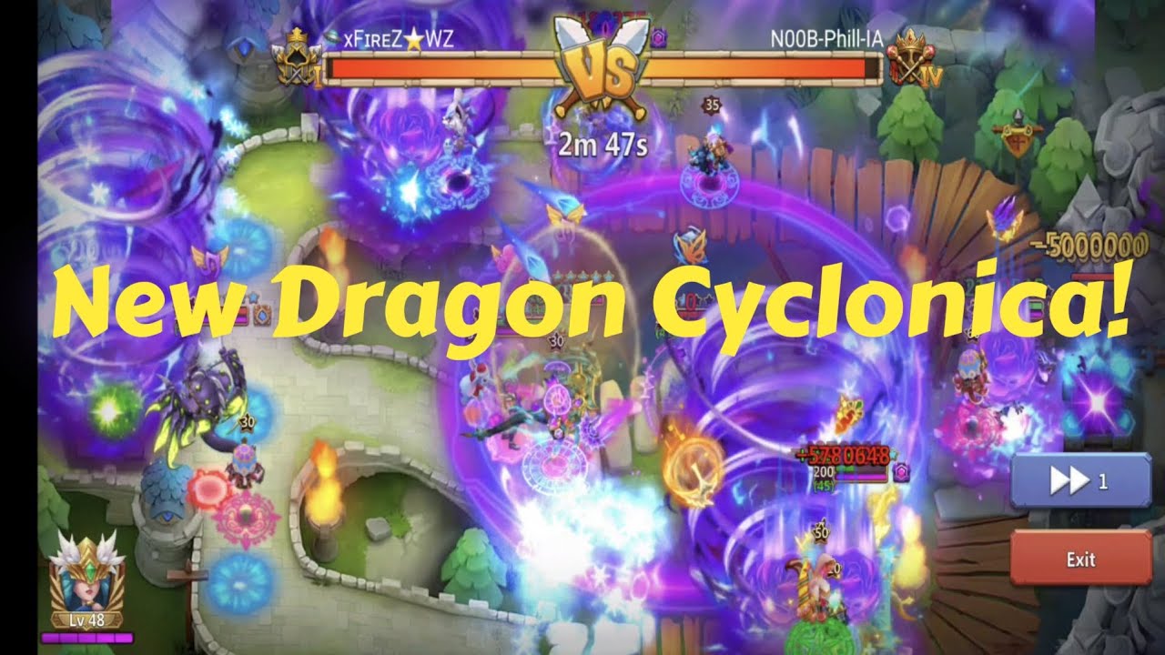 Castle Clash: Cyclonica Performance in Battle!