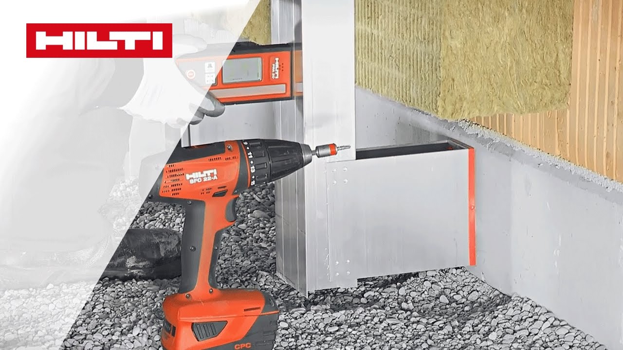 ANLEITUNG zur Unterkonstruktion für die Hilti MFT-S2S