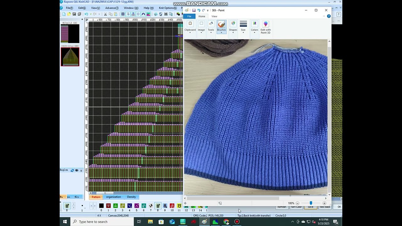 How to Program a Knitted Cap Using Raynen & HQPDS Software – Step by Step