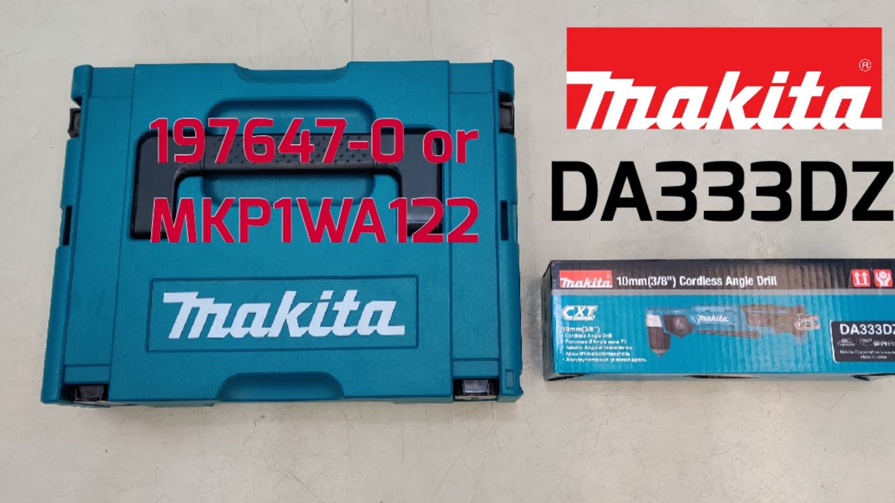 Makita Angle drill 12V Battery  DA333DZ & 12V 2Ah Box battery ( 197647-0 or MKP1WA122)