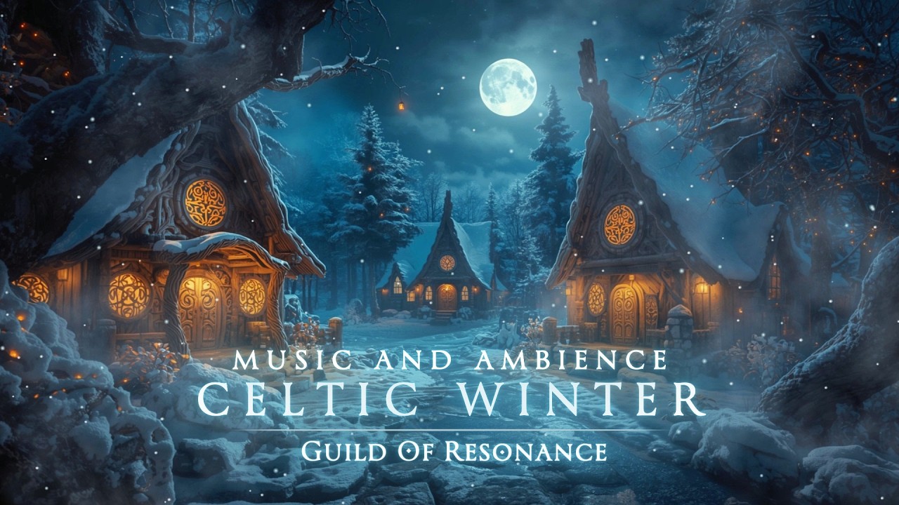 Snowy Celtic Winter Cottages – Peaceful Medieval Music for Cozy Evenings, Rest and Reflection