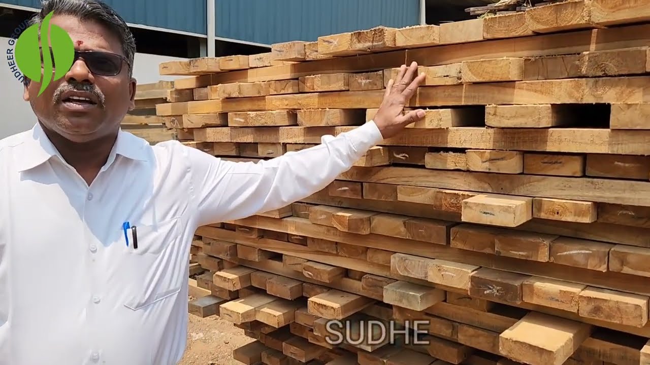 SEASONING PROCESS IN SUDHEER TIMBERS PVT.LTD, SOUTH INDIA'S BIGGEST TIMBER MALL, SINCE 1971.