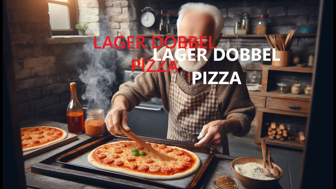 DIY - JEG LAGER DOBBEL-PIZZA...
