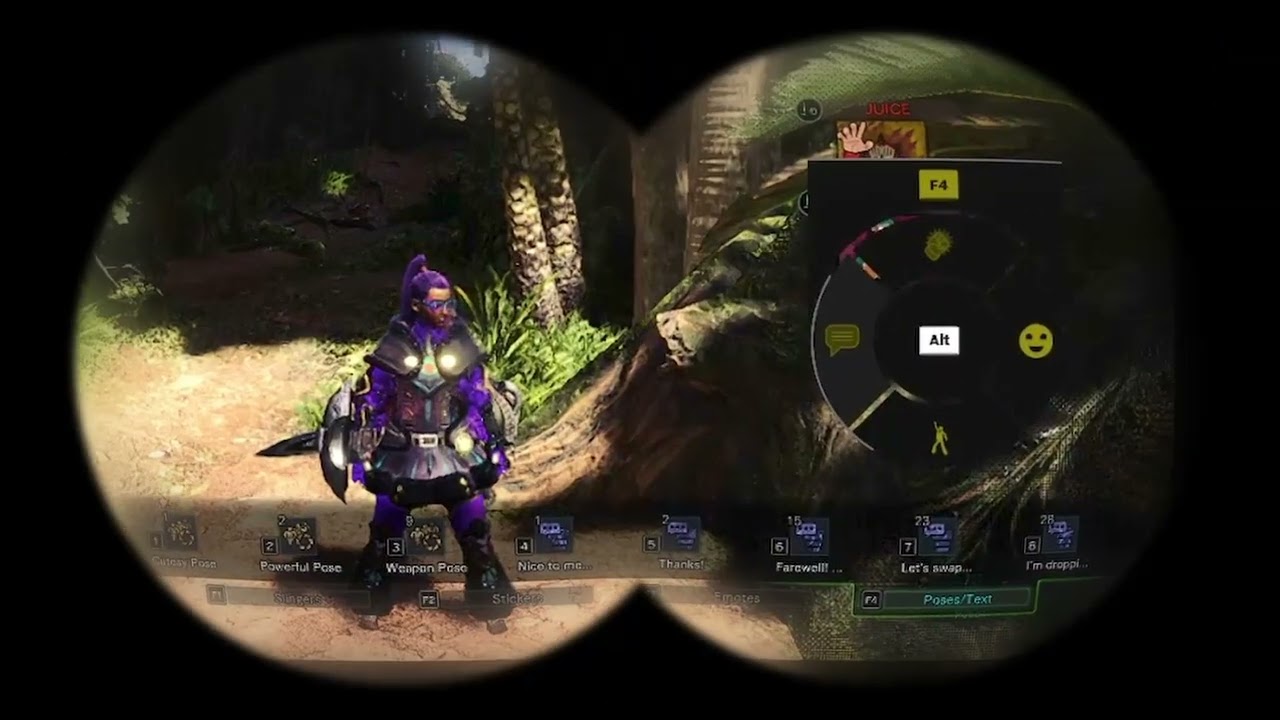 Monster Hunter World - Steam Deck Custom Trackpad Radial Menus