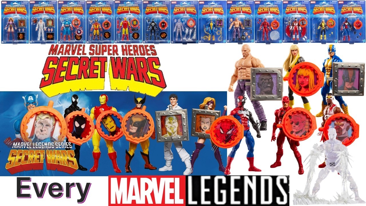 Every - Marvel Legends - Secret Wars - Comparison List