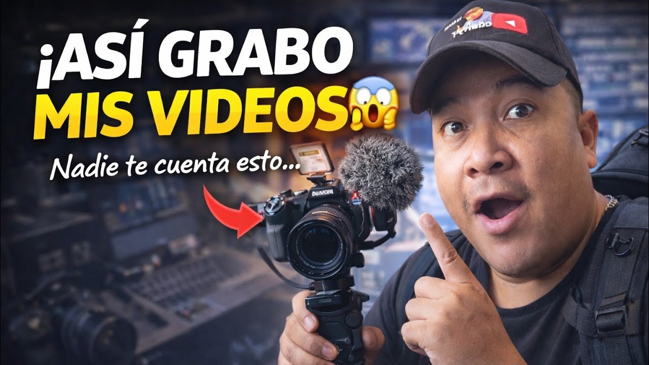 ¿como grabo TRAS CAMARA?😱 Mi equipo secreto y tour por el estudio